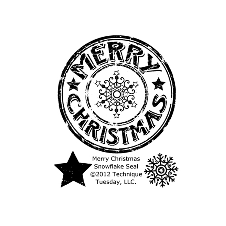 클리어스탬프 - Merry Christmas